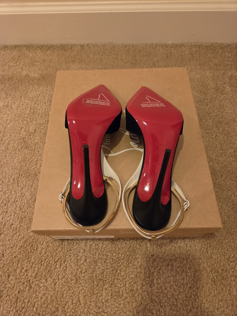 NEW Louboutin Athina 100 38 - Picture 8 of 10